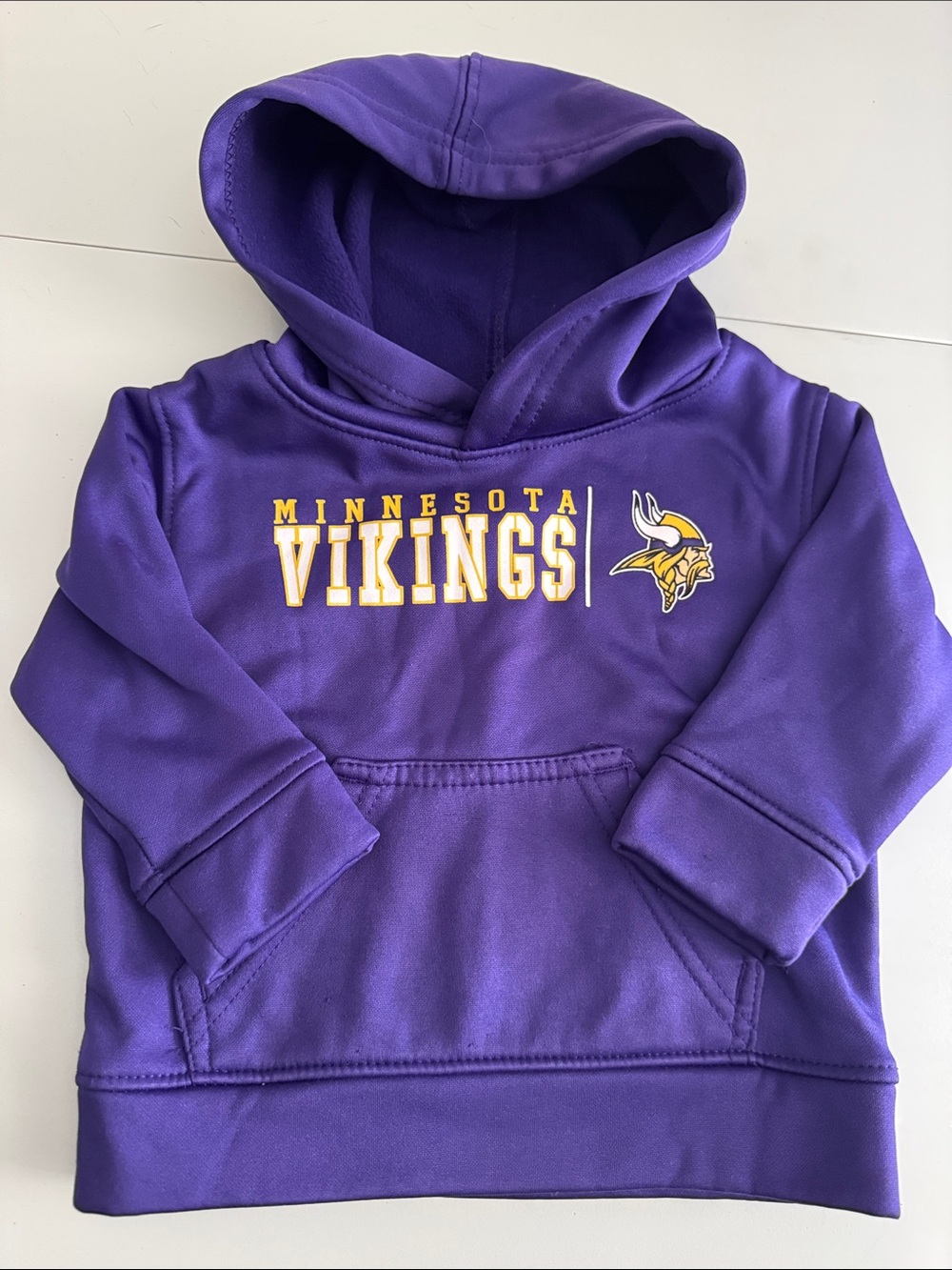 NWOT Minnesota MN Vikings NFL Purple Baby Hoodie 12 Months